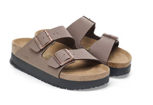 Load image into Gallery viewer, BIRKENSTOCK Womens ARIZONA FLEX PLATFORM MOCHA