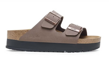 Load image into Gallery viewer, BIRKENSTOCK Womens ARIZONA FLEX PLATFORM MOCHA