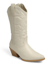 Load image into Gallery viewer, Women's High Chunky Heel Cowboy Boots FL-CREEK-15: Pink / A12