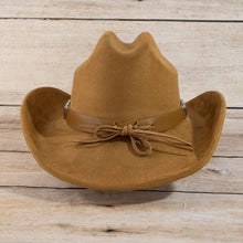 Load image into Gallery viewer, Western Heart Buckle Cowboy Hat: BK