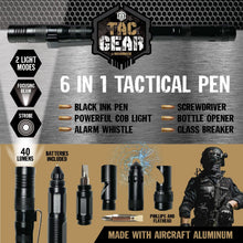 Load image into Gallery viewer, Tac Gear 6-In-1 Tactical Multi-Tool LED Pen - 6/Display: Wholesale Price