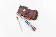 Load image into Gallery viewer, Damascus steel pocket knife Limited Run Titan Patriot TF-055