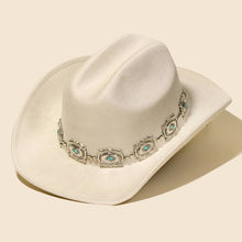 Load image into Gallery viewer, Concho Chain Disc Cowboy Hat: SBK