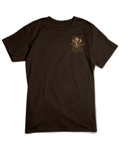 Load image into Gallery viewer, Country Boy® Men's Cotton Tee CB Locked &amp; Loaded Hat Brown: Dark Chocolate / SM