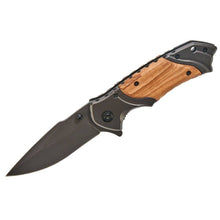 Load image into Gallery viewer, Wood Handled Pocket Knife, 4.5" X 1.25" Closed