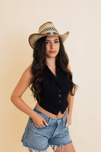 Load image into Gallery viewer, Turquoise Crown Burnt Ombre Western Cowgirl Rancher Hat 🐮