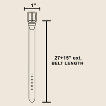 Load image into Gallery viewer, Oval Amber Stud Concho Western Chain Belt: GBR