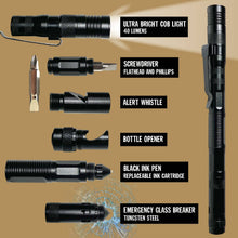 Load image into Gallery viewer, Tac Gear 6-In-1 Tactical Multi-Tool LED Pen - 6/Display: Wholesale Price