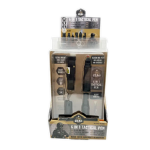 Load image into Gallery viewer, Tac Gear 6-In-1 Tactical Multi-Tool LED Pen - 6/Display: Wholesale Price