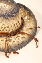 Load image into Gallery viewer, Braided Straw Fashion Western Cowboy Hat: BR