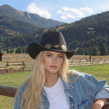 Load image into Gallery viewer, Western Concho Cowboy Hat: GBK