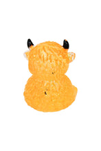 Load image into Gallery viewer, Baby Highland Cow Glitter Thick Maltose Putty Filled Squishy: ORANGE / ONE SIZE