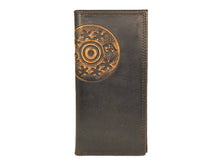 Load image into Gallery viewer, Shotshell Burnished Leather Secretary Wallet