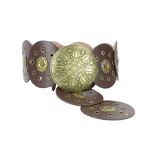 Load image into Gallery viewer, Western Disc Belt Leather | Grommets 7Pc Pack RMB DSC 3004