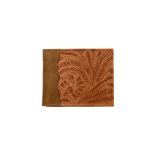 Load image into Gallery viewer, Waxed Leather Men's Wallet: Dark Brown / 100% Genuine Full Grain Leather