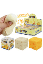 Load image into Gallery viewer, Mini Cheese Zero Rebound Crunchy Bead Slime Filled Squishy: ASSORTED / ONE SIZE