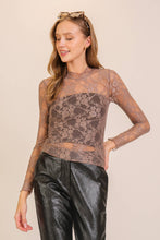 Load image into Gallery viewer, Layer Me Lace High Neck Top : Ivory / L