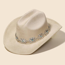 Load image into Gallery viewer, Concho Chain Disc Cowboy Hat: SBK