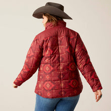Load image into Gallery viewer, Ariat Women's Crius Insulated Jacket Burnt Rose Print