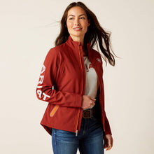 Load image into Gallery viewer, Ariat Women's New Team Softshell Jacket Fired Brick