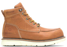 Load image into Gallery viewer, Wolverine Mens  I-90 Durashocks Soft Toe 6 Inch Work Boot Tan