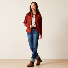 Load image into Gallery viewer, Ariat Women's New Team Softshell Jacket Fired Brick