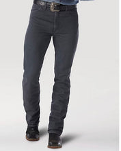 Load image into Gallery viewer, Wrangler Men’s Cowboy Cut Slim Fit Jean In Prewashed Shadow Black