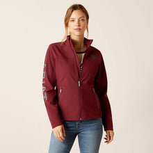 Load image into Gallery viewer, Ariat Women's New Team Softshell Jacket Tawny Port