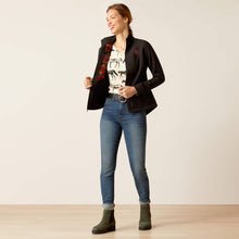 Load image into Gallery viewer, Ariat Women's New Team Softshell Jacket Black Mirage
