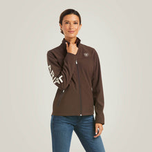 Load image into Gallery viewer, Ariat Women's New Team Softshell Jacket Coffee Bean