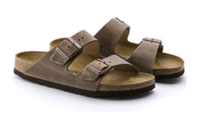 Load image into Gallery viewer, Birkenstock Arizona 2-Strap Sandal Soft Footbed Unisex Sandal Tabacco Brown