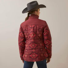 Load image into Gallery viewer, Ariat Women's Crius Insulated Jacket Burnt Rose Print