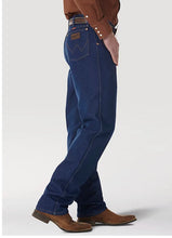 Load image into Gallery viewer, Wrangler Mens Cowboy Cut Relaxed Fit Prewashed Jeans Indigo