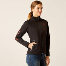 Load image into Gallery viewer, Ariat Women's New Team Softshell Jacket Black Mirage