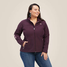 Load image into Gallery viewer, Ariat Women's New Team Softshell Jacket Mulberry Heather