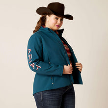 Load image into Gallery viewer, Ariat Women's New Team Patriot Softshell Jacket Reflecting Pond