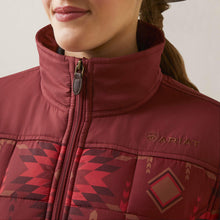 Load image into Gallery viewer, Ariat Women's Crius Insulated Jacket Burnt Rose Print