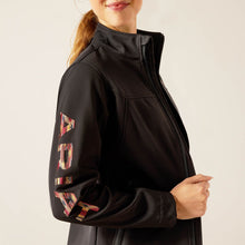 Load image into Gallery viewer, Ariat Women's New Team Softshell Jacket Black Mirage