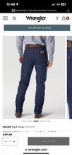 Load image into Gallery viewer, Wrangler Men's Cowboy Cut Rigid Slim Fit Jean Prewashed Indigo