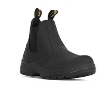 Load image into Gallery viewer, Work Zone Mens 6 Inch Pull On Water Proof Work Boot Black